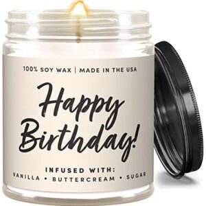 Candles Gifts for Women, Happy Birthday Candles, Happy Birthday Gifts for Women Birthday Unique, Birthday Gifts for Mom, Womens Birthday Gifts, Birthday Gifts for Her, Bday Gift for Women – 9oz