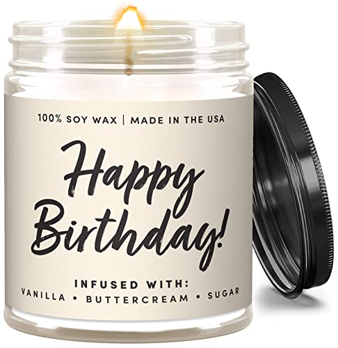 Candles Gifts for Women, Happy Birthday Candles, Happy Birthday Gifts for Women Birthday Unique, Birthday Gifts for Mom, Womens Birthday Gifts, Birthday Gifts for Her, Bday Gift for Women – 9oz