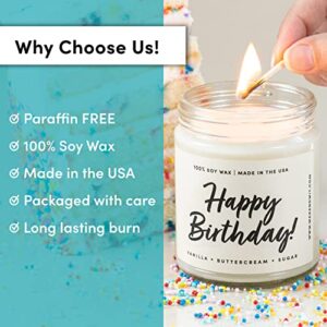 Candles Gifts for Women, Happy Birthday Candles, Happy Birthday Gifts for Women Birthday Unique, Birthday Gifts for Mom, Womens Birthday Gifts, Birthday Gifts for Her, Bday Gift for Women – 9oz