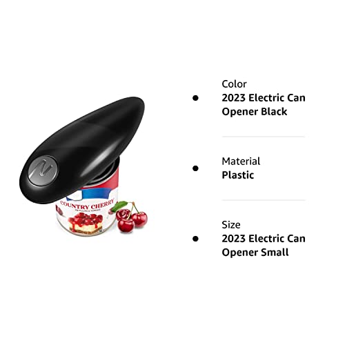 Electric Can Opener, Open Your Cans with A Simple Push of Button, Automatic Can Opener Smooth Edge, Electric Can Openers for Kitchen Arthritis and Seniors, Best Kitchen Gadget for Almost Size Can