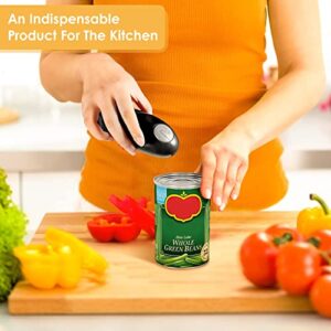 Electric Can Opener, Open Your Cans with A Simple Push of Button, Automatic Can Opener Smooth Edge, Electric Can Openers for Kitchen Arthritis and Seniors, Best Kitchen Gadget for Almost Size Can