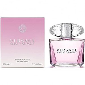 Versace Bright Crystal Eau de Toilette Spray for Women, 6.7 Fl Oz