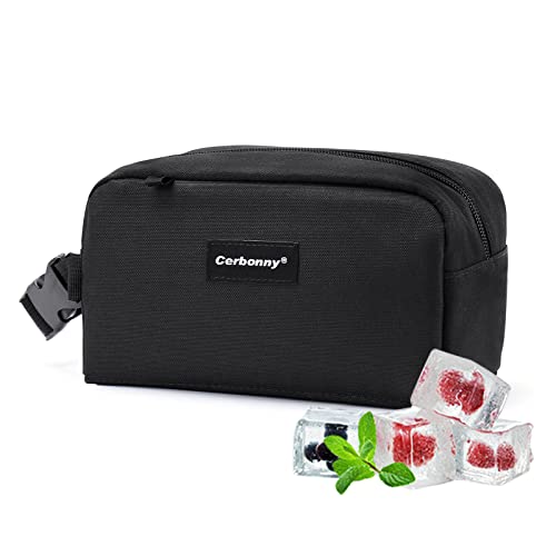 Freezable Lunch Bag,Freezable Snack Bag,Mini Cooler Bag for Travel/Work/School,Small Insulated Bag,Small Cooler Lunch Box with Ice Packs,Insulated Snack Bag,Freezable Snack Box with Handle Buckle