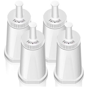 4 pack replacement water filter for breville bes880 barista touch, bes990 oracle touch bes980 oracle & bambino claroswiss sage espresso machine bes920 bes878
