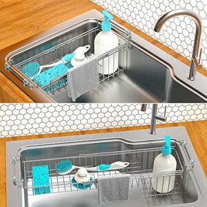 FavoThings Expandable Sink Caddy + 2 Pack Under the Sink Organizer Bundle