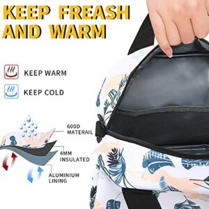 TAHAN Insulated Lunch Box For Girls Small Lunch Bag Adult Women Work Kawaii Lunch Tote For Teen School Cute Compact Lunch Pail For Kids Keep Warm Lunch Pale For Ladies Teacher