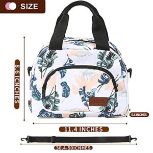 TAHAN Insulated Lunch Box For Girls Small Lunch Bag Adult Women Work Kawaii Lunch Tote For Teen School Cute Compact Lunch Pail For Kids Keep Warm Lunch Pale For Ladies Teacher