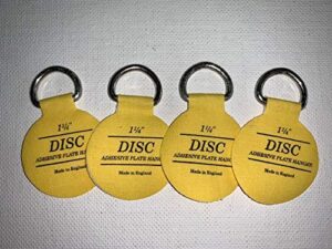 ebarb’s”the original” english plate hanger disc-a quantity of four 2 inch hangers