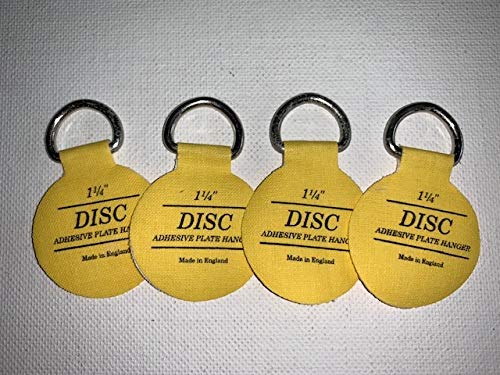 eBarb's"The Original" English Plate Hanger Disc-a Quantity of Four 2 Inch Hangers