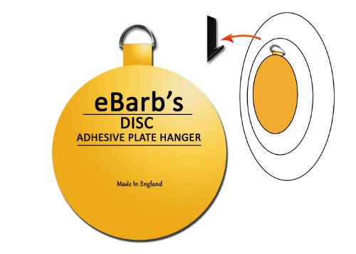 eBarb's"The Original" English Plate Hanger Disc-a Quantity of Four 2 Inch Hangers