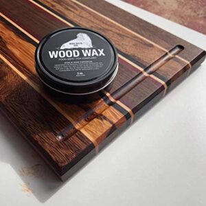 WALRUS OIL - Wood Wax, 3 oz Can, FDA Food-Safe, Cutting Board Wax and Board Cream