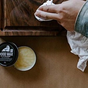 WALRUS OIL - Wood Wax, 3 oz Can, FDA Food-Safe, Cutting Board Wax and Board Cream