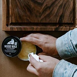 WALRUS OIL - Wood Wax, 3 oz Can, FDA Food-Safe, Cutting Board Wax and Board Cream