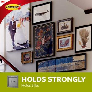 Command Large Universal Frame Hanger, 3 Picture Hangers with 6 Command Strips and 6 Frame Stabilizer Strips, Decorate Damage-Free