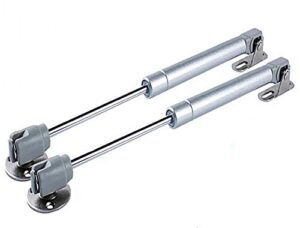 2pcs 40n/8.8lb gas strut lift support cabinet door lift pneumatic support(silver)
