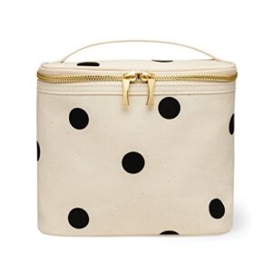 Kate Spade New York Women's Lunch Tote, (Out To Lunch) Big Deco Dot, Canvas