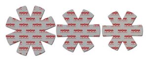 magma products, a10-368 no-skid 3-piece pot protectors set, grey