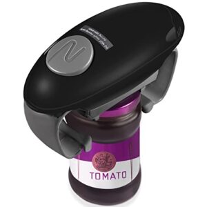 higher torque and one touch electric jar opener easy remove almost size lid with auto-off, powerful bottle opener for arthritic hands, automatic jar opener for weak hands and seniors with arthritis