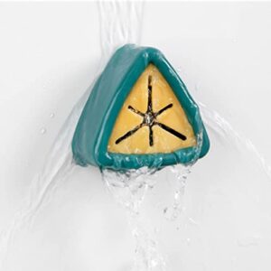 Cavehorizon 4 Pack Easy to Install Dish and Hand Towel Hooks - Incl. pre Cut self Adhesive Pads. Modern Colored Kitchen and Bathroom Push Hooks