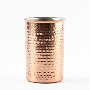 Mud Pie Copper Kitchen Utensil Caddy