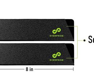 EVERPRIDE 8 Inch Chef Knife Sheath Set (2-Piece Set) Universal Blade Edge Cover Guards for Chef and Kitchen Knives – Durable, BPA-Free, Felt Lined, Sturdy ABS Plastic – Knives Not Included