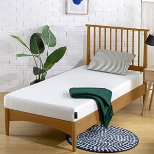zinus 5 inch youth memory foam mattress / kids’ room & bunk bed mattress, twin
