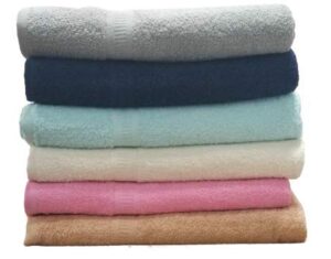 eco towels 6-pack bath towels – extra-absorbent – 100% cotton – 27″ x 54″ – towels for bathroom – extra large bath towel shower towels