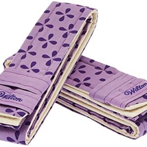 Wilton Bake-Even Cake Strips for Evenly Baked Cakes, 2-Piece Set, Purple, Fabric