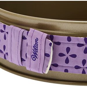 Wilton Bake-Even Cake Strips for Evenly Baked Cakes, 2-Piece Set, Purple, Fabric