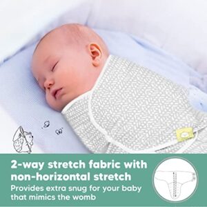 3-Pack Organic Baby Swaddle Sleep Sacks - Newborn Swaddle Sack - Ergonomic Baby Swaddles 0-3 Months - Baby Sleep Sack - Baby Swaddle Blanket Wrap - Baby Swaddle Sack - Baby Swaddle Wrap (Nordic)