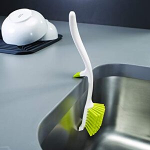 Joseph Joseph 85026 Edge Dish Brush with Integrated Sink Rest, Gray