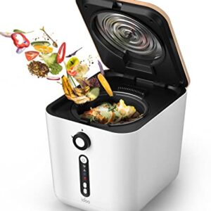 iDOO Smart Kitchen Composter, Electric Food Compost Bin, Indoor Countertop Food Cycler, Home Automated Composting Machine, Odorless and Compact Mixer Grinder, 3L Capacity Turn Waste to Compost