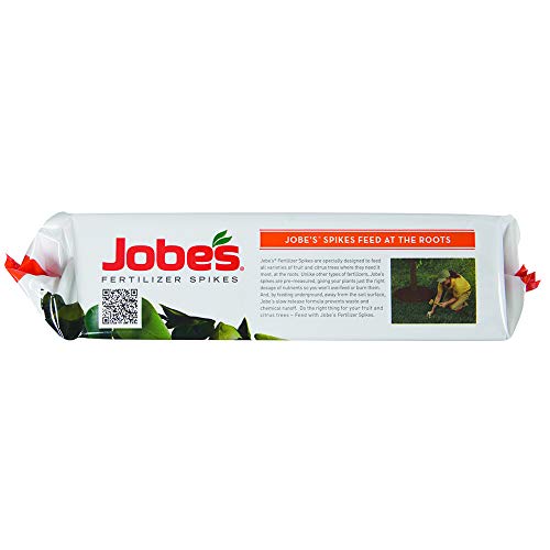 Jobe's, 01612, Fertilizer Spikes, Fruit and Citrus, Includes 15 Spikes, 12 Ounces, Brown