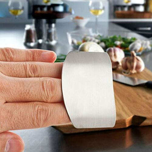 Stainless Steel Finger Guard,Stainless Steel Knife Cutting Finger Protectors,Knife Cut Finger Protection Tool Stainless Steel Kitchen Tool Gadgets