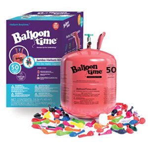 balloon time jumbo 12″ helium tank blend kit (18x16x12)