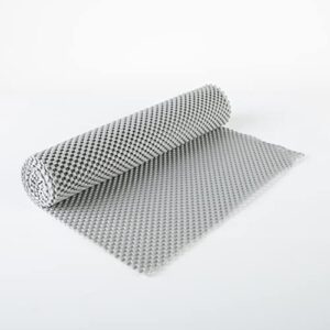 Grip Liner-Heavy Duty-Non-Adhesive Shelf Liner (12"x60", Grey)