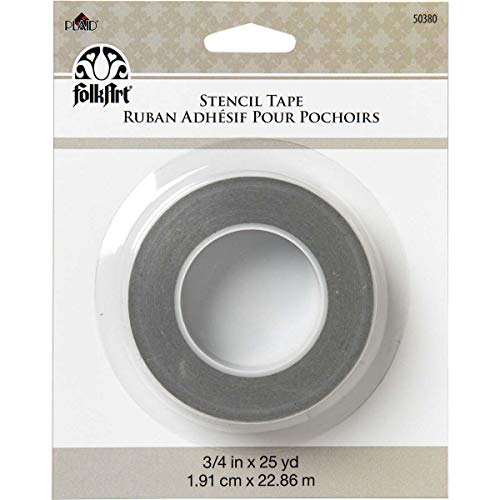 FolkArt Stencil Tape, 3/4"x25yds, Gray