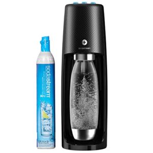 sodastream fizzi one touch, sparkling water maker, black