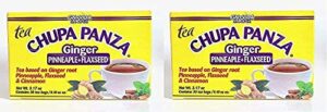 tea chupa panza, tea based onginger root, pinneapple, flaxseed & cinnamon (30 tea bags/0.10 oz each) (2-pack)