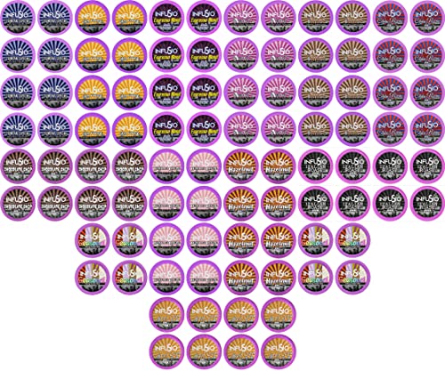 96 Count Variety (12 Amazing Blends), Single serve Coffee Pods for Keurig K Cup Brewers - Premium Roasted Coffee (Variety, 96 Compatible with 2.0)...