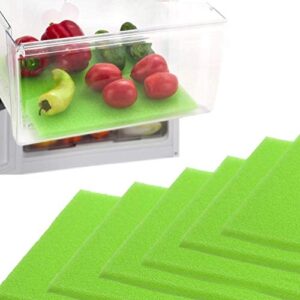 dualplex® fruit & veggie life extender liner for fridge refrigerator drawers 13 x 10.5 inches (6 pack) – extends the life of your produce & prevents spoilage