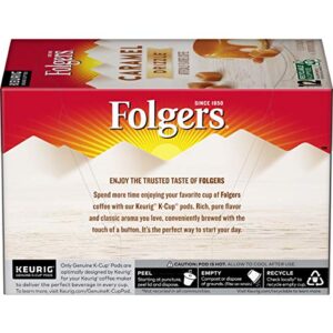 Folgers Caramel Drizzle Flavored Coffee, 72 Keurig K-Cup Pods…