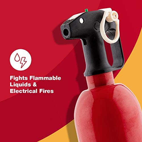 First Alert Fire Extinguisher, Car Fire Extinguisher, Red, AUTO5
