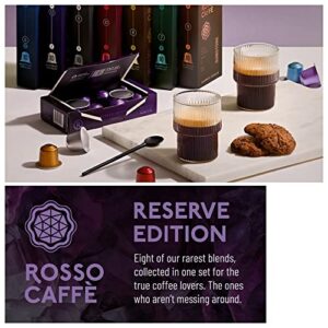 ROSSO CAFFE 'Reserve Edition' 80 Coffee Pods for Nespresso Original Machine - Variety Pack - 100% Aluminium Capsules - Our Best Ever Barista Quality Coffee, Incredible Taste & Flavours!