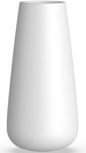 decorpia premium ceramic vase for pampas grass – flower vase for home decor, minimalism style for modern table shelf, vases for flowers for kitchen living room centerpieces, office desk vase (medium)