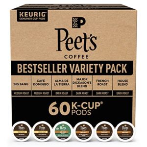 peet’s coffee, bestseller’s variety pack keurig coffee pods