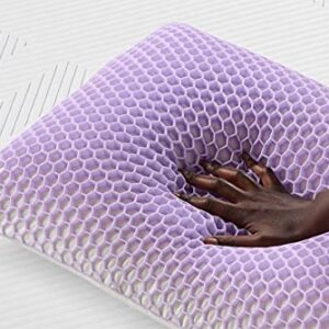 Purple Harmony Pillow | The Greatest Pillow Ever Invented, Hex Grid, No Pressure Support, Stays Cool, Good Housekeeping Award Winning Pillow (Medium)