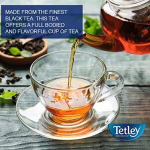 Tetley British Blend Premium Black Tea, Rainforest Alliance Certified, 80 Tea Bags (Pack of 4)