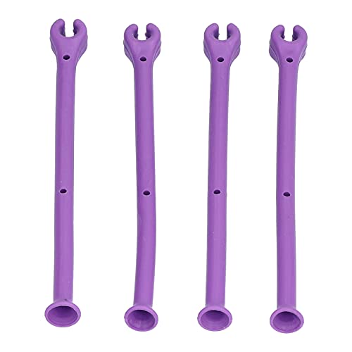 4Pcs Silicone Stemware Saver, Flexible Stemware Holder Dishwasher Wine Glass Protector Tether Silicone Dishwasher Attachment for Home Bar Use