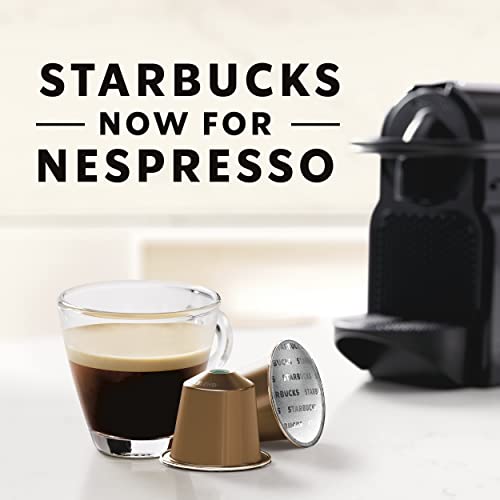 Starbucks by Nespresso Medium Roast House Blend Coffee (50-count single serve capsules, compatible with Nespresso Original Line System)